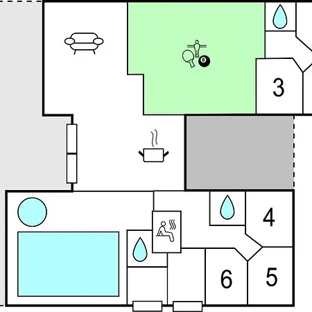 Дом отдыха Awesome In Sydals With Kitchen *